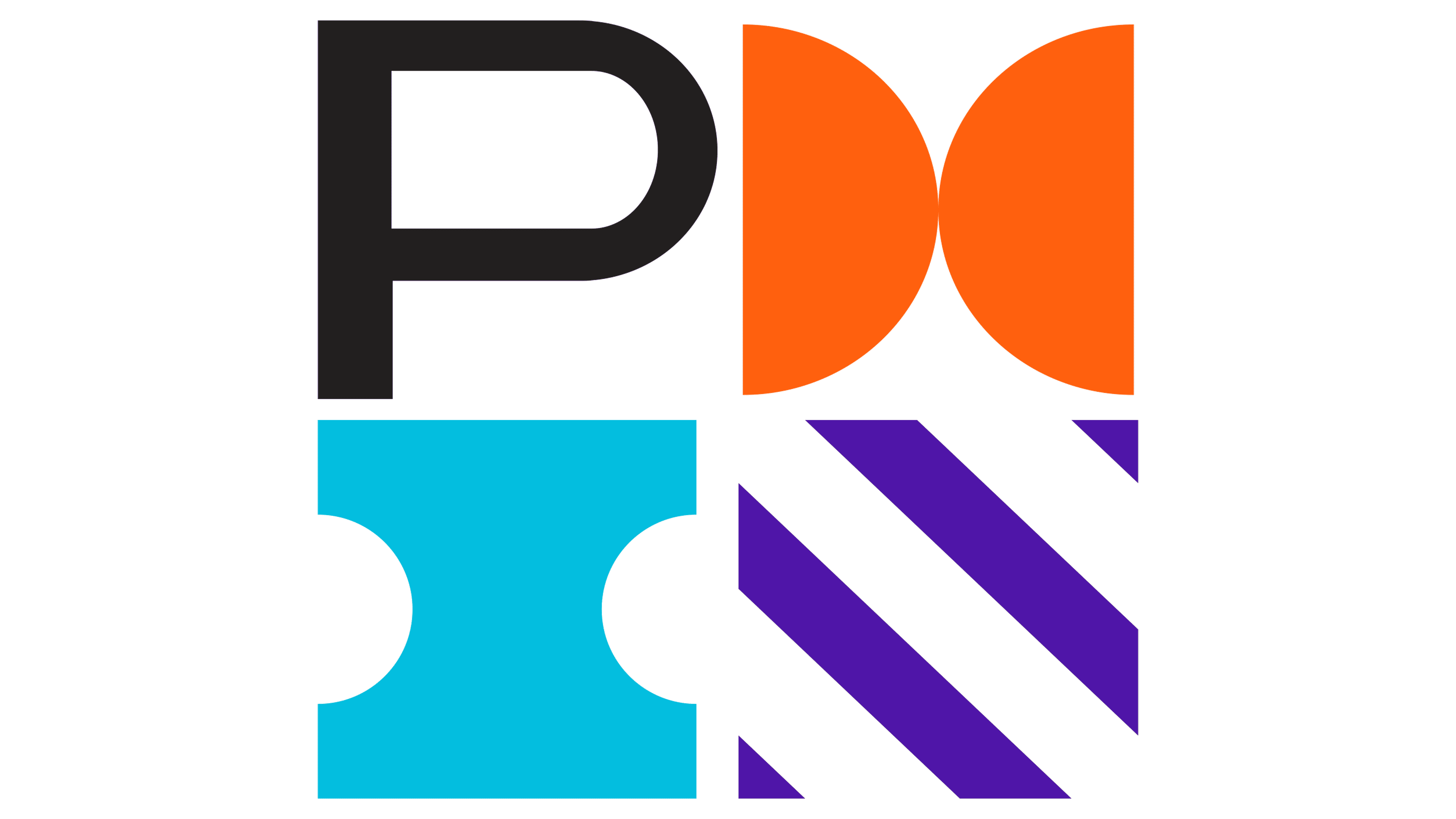 Project Management Institute logo with orange, purple, and blue abstract shapes
